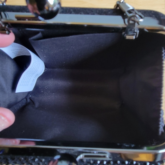 Purse Mini Kisslock Glittery Cocktail party crossbody/hand held purse. 😍 - Picture 9 of 10